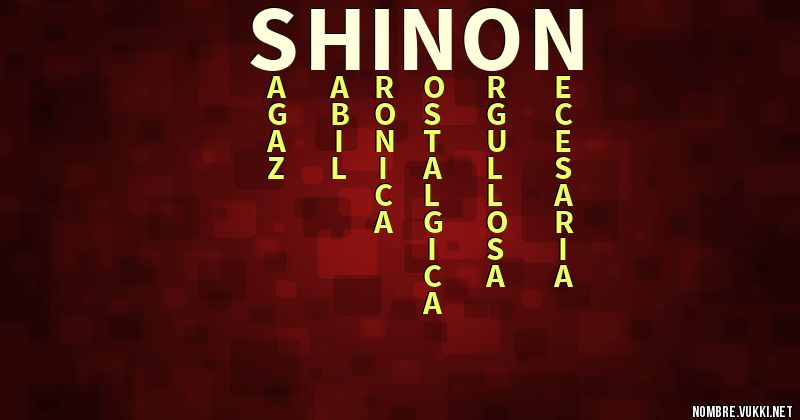Acróstico shinon