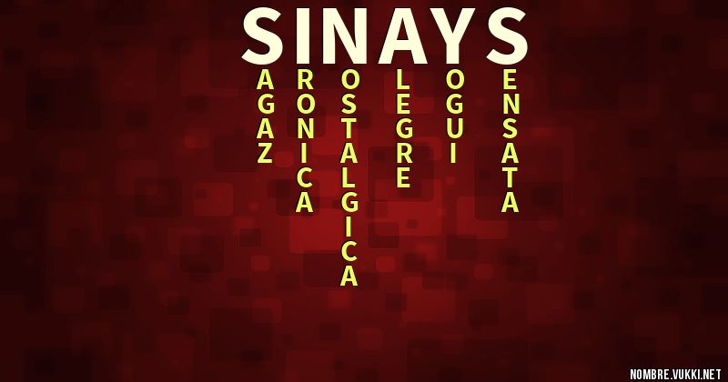 Acróstico sinays