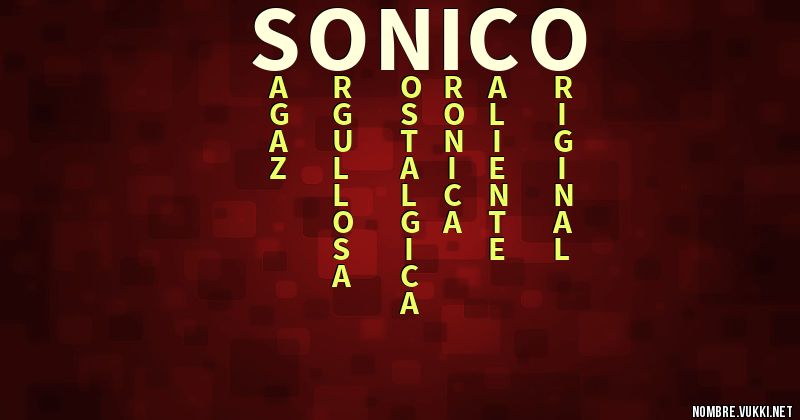 Acróstico sonico