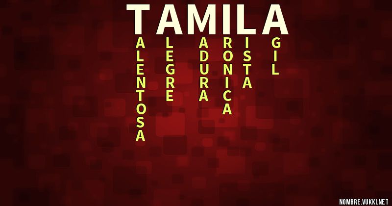 Acróstico tamila