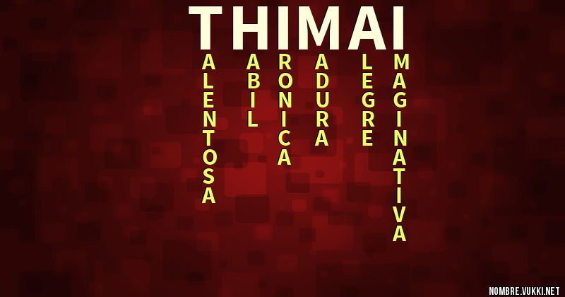 Acróstico thi mai