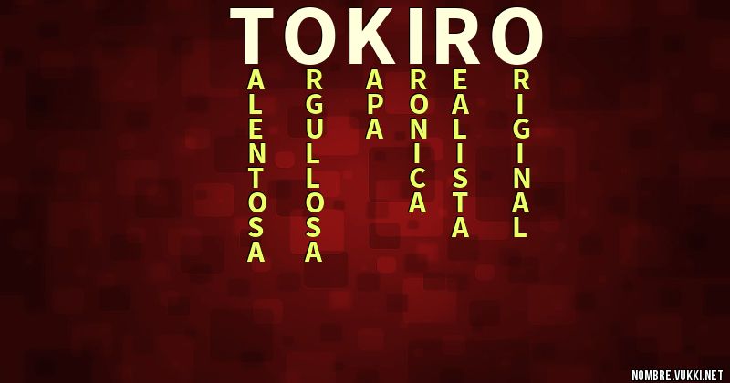 Acróstico tokiro