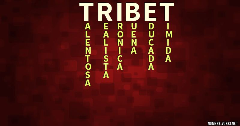 Acróstico tribet