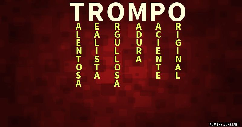 Acróstico trompo