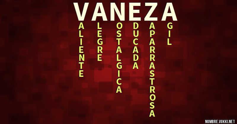 Acróstico vaneza