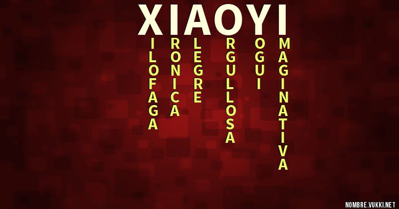 Acróstico xiaoyi