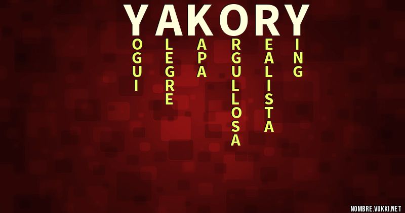 Acróstico yakory