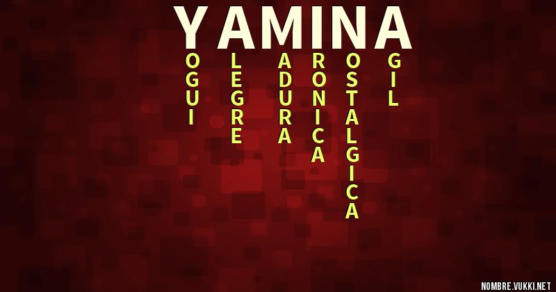 Acróstico yamina