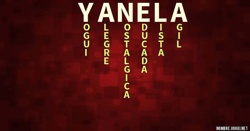 Acróstico yanela