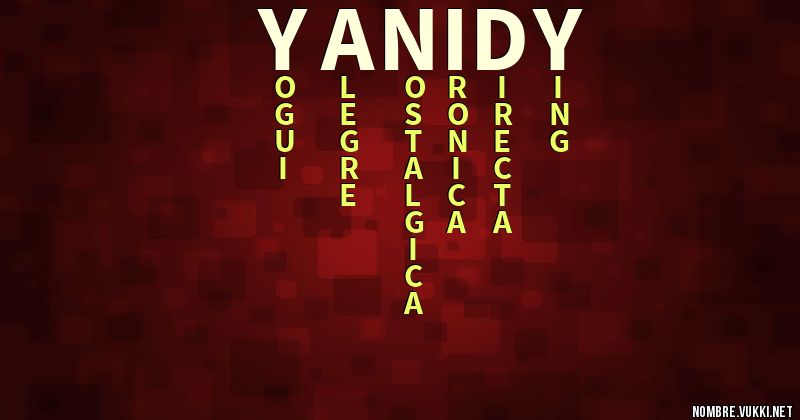 Acróstico yanidy