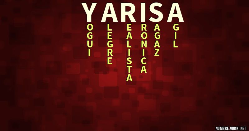 Acróstico yarisa