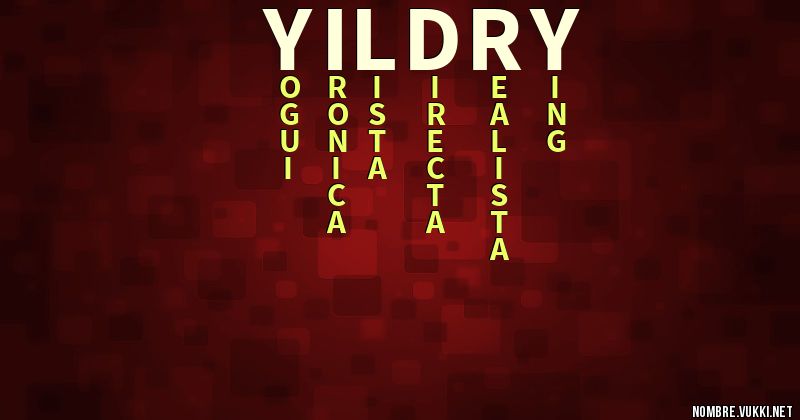 Acróstico yildry