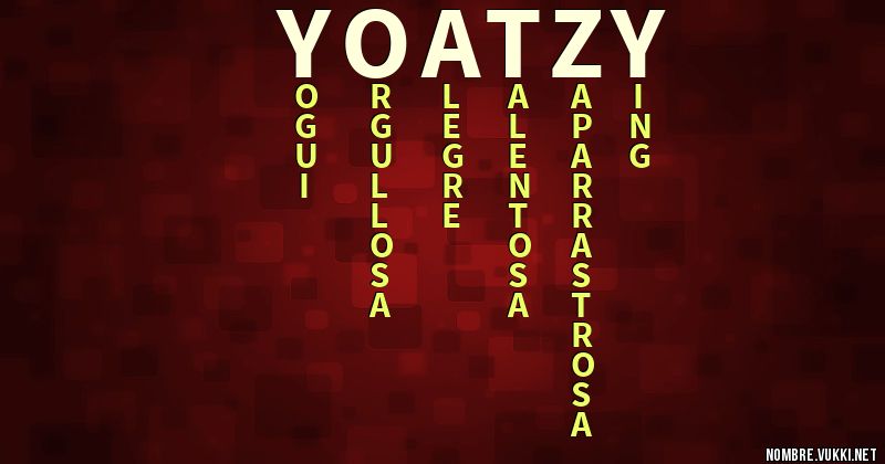 Acróstico yoatzy