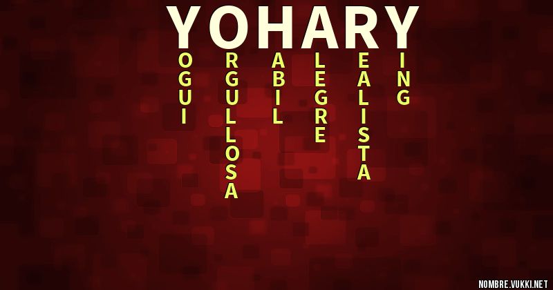 Acróstico yohary