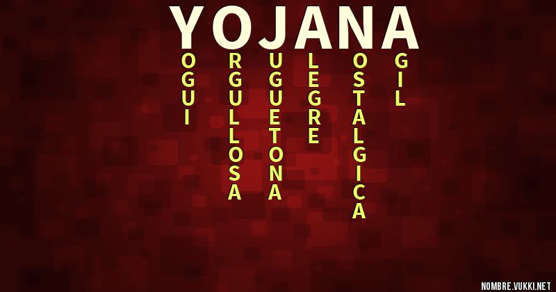 Acróstico yojana