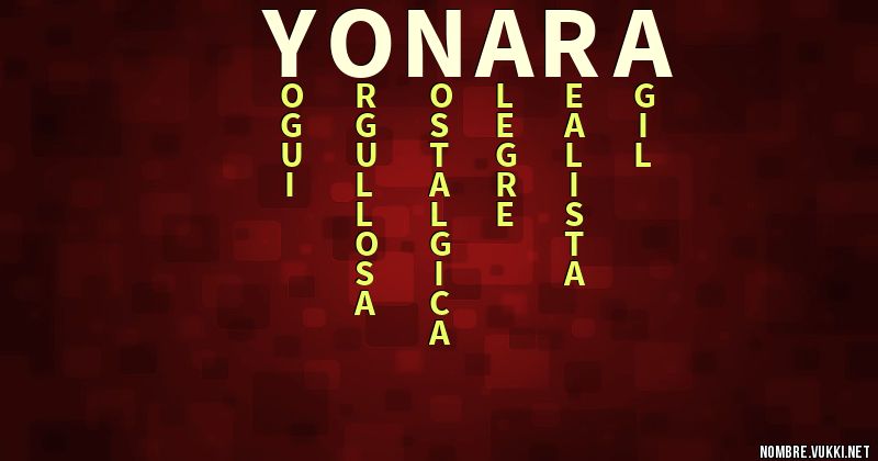 Acróstico yonara