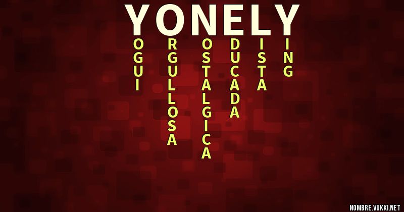 Acróstico yonely