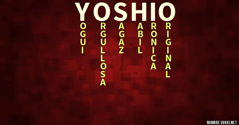 Acróstico yoshio
