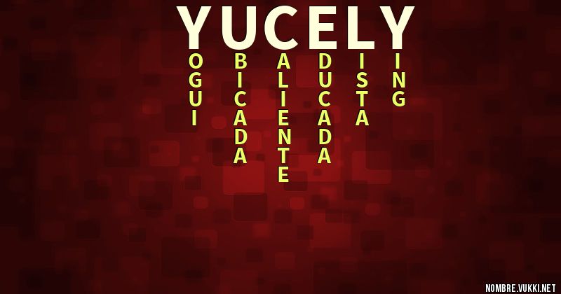 Acróstico yucely