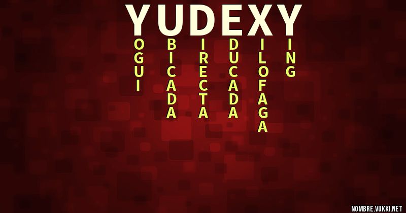 Acróstico yudexy