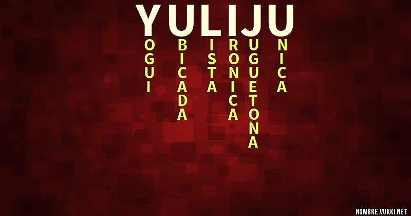 Acróstico yuliju