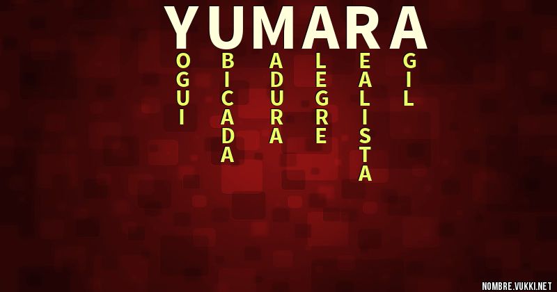Acróstico yumara