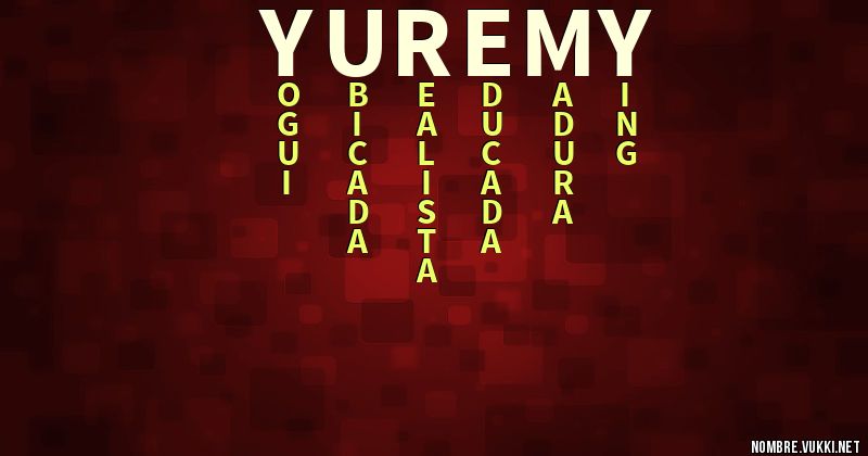 Acróstico yuremy