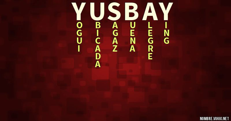 Acróstico yusbay