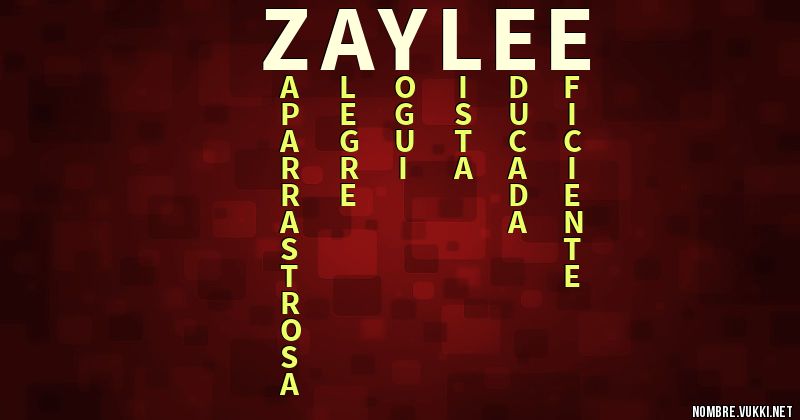 Acróstico zaylee