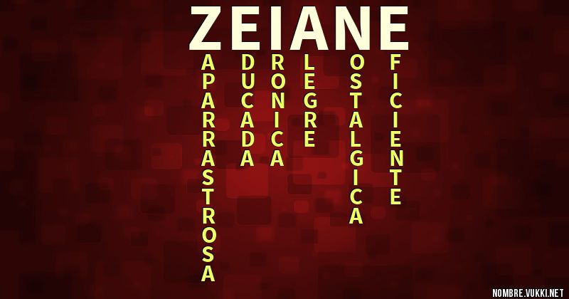 Acróstico zeiane