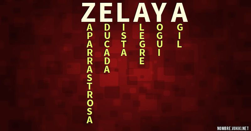 Acróstico zelaya
