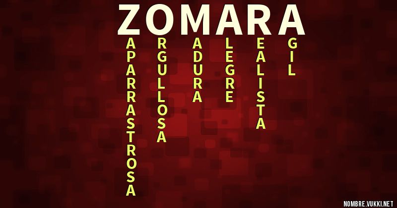 Acróstico zomara
