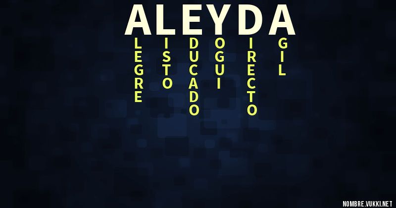 Acróstico aleyda