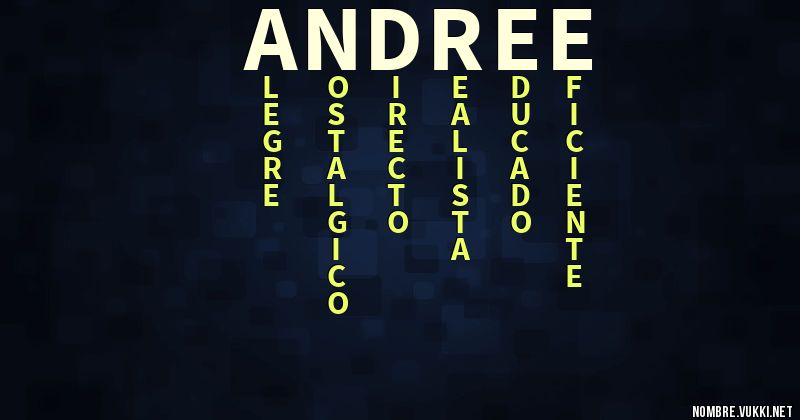 Acróstico andreé