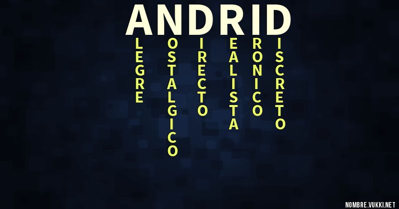 Acróstico andrid