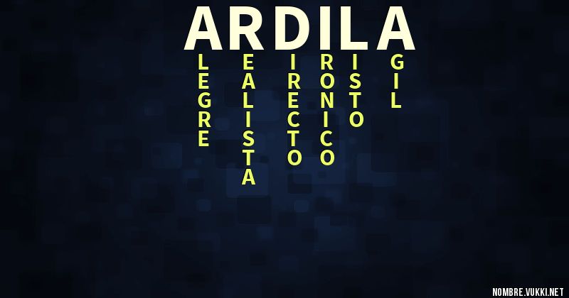 Acróstico ardila