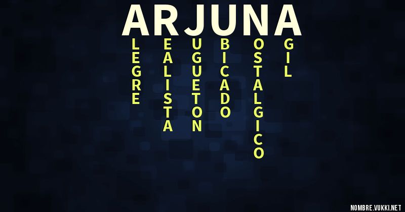 Acróstico arjuna