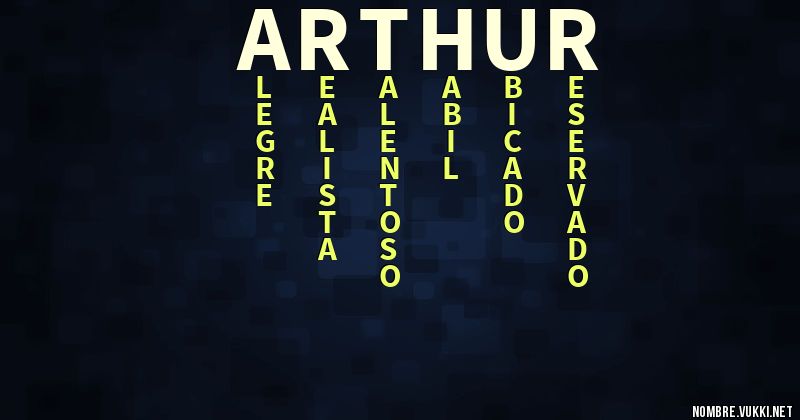 Acróstico arthur