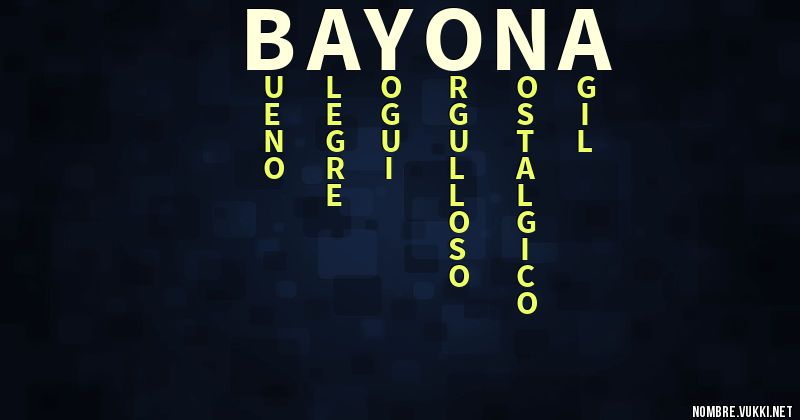 Acróstico bayona