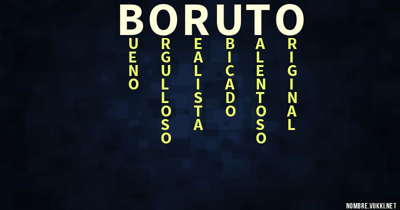 Acróstico boruto