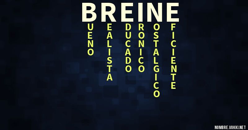 Acróstico breine