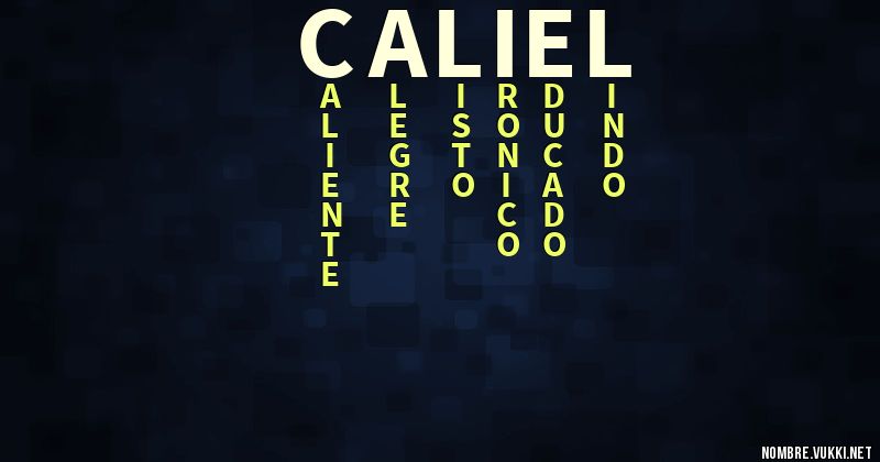 Acróstico caliel
