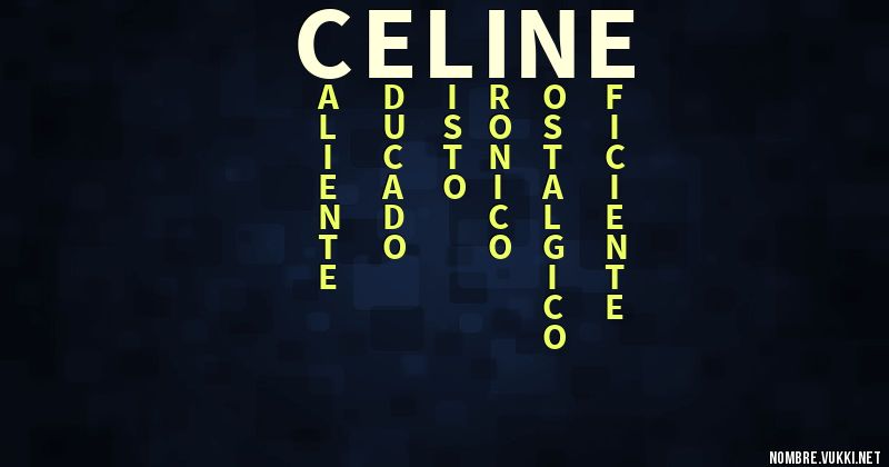 Acróstico celine