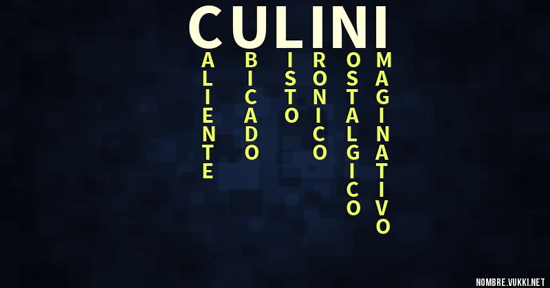 Acróstico culini