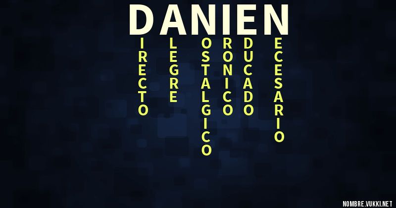 Acróstico danieñ