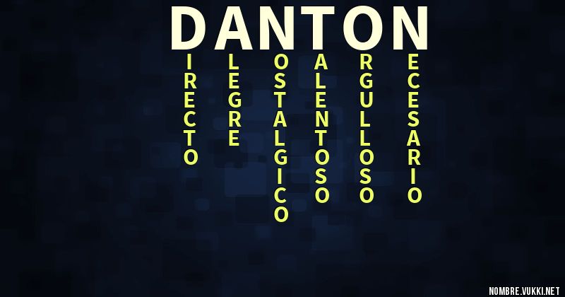 Acróstico danton