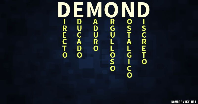 Acróstico demond