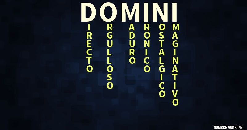 Acróstico domini