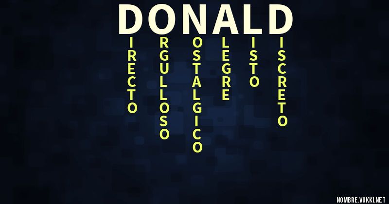 Acróstico donald