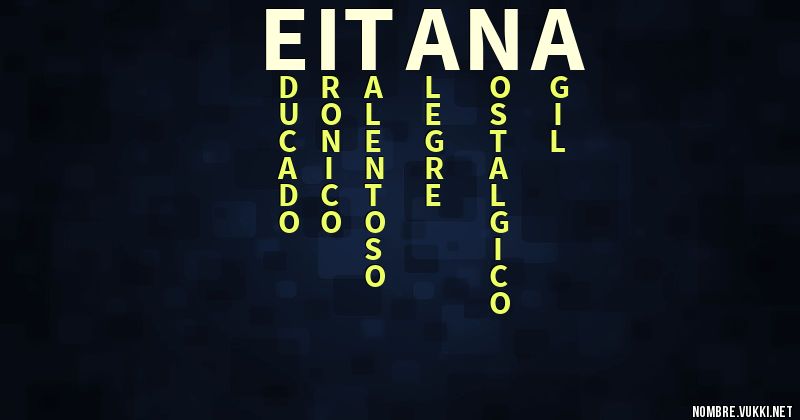 Acróstico eitana